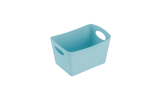 Koziol Boxxx S Aufbewahrungsbox 1 Liter recycled blue blau