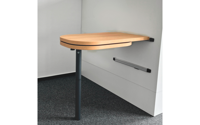 VierTec Tisch-Komplettsystem mit Tischplatte / Ausdrehplatte und Tischgestell 