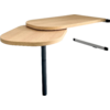 VierTec Tisch-Komplettsystem mit Tischplatte / Ausdrehplatte und Tischgestell 