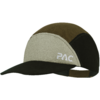 Casquette à visière, dessus olive, panneau avant gris clair avec logo blanc "P.A.C.", visière noire et panneaux latéraux foncés