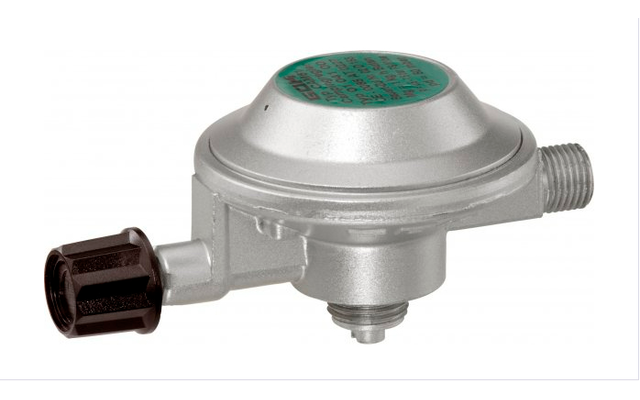 GOK EN61 low pressure regulator GAZ x G1/4LH-KN without integrated hose rupture device 50 mbar