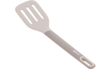 Spatule fendue avec long manche de couleur gris clair