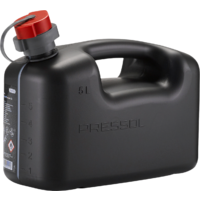 Bidon de carburant 5 l avec bande de visibilit&eacute; et graduation Pressol