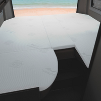 Bettwaren-Shop Traumschlaf Premium gel foam topper suitable for P&ouml;ssl Summit 640 / 4-piece set