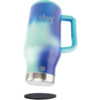Kleine productafbeelding Silwy Magnet Tumbler Isolierbecher aus Edelstahl mit Griff und Metall-Nano-Gel-Pad 900 ml 1