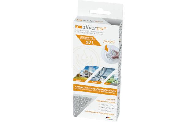 Silvertex drinking water preservation for tanks up to 50 liters