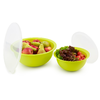 Rotho Caruba bowl with lid 4.8 liters lime green