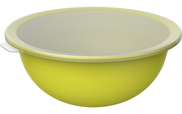 Rotho Caruba bowl with lid 4.8 liters lime green