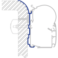 Dometic PW-ADAPT Adaptateur pour stores muraux PW 1100, PW 1500 & PW 3800 3,5m