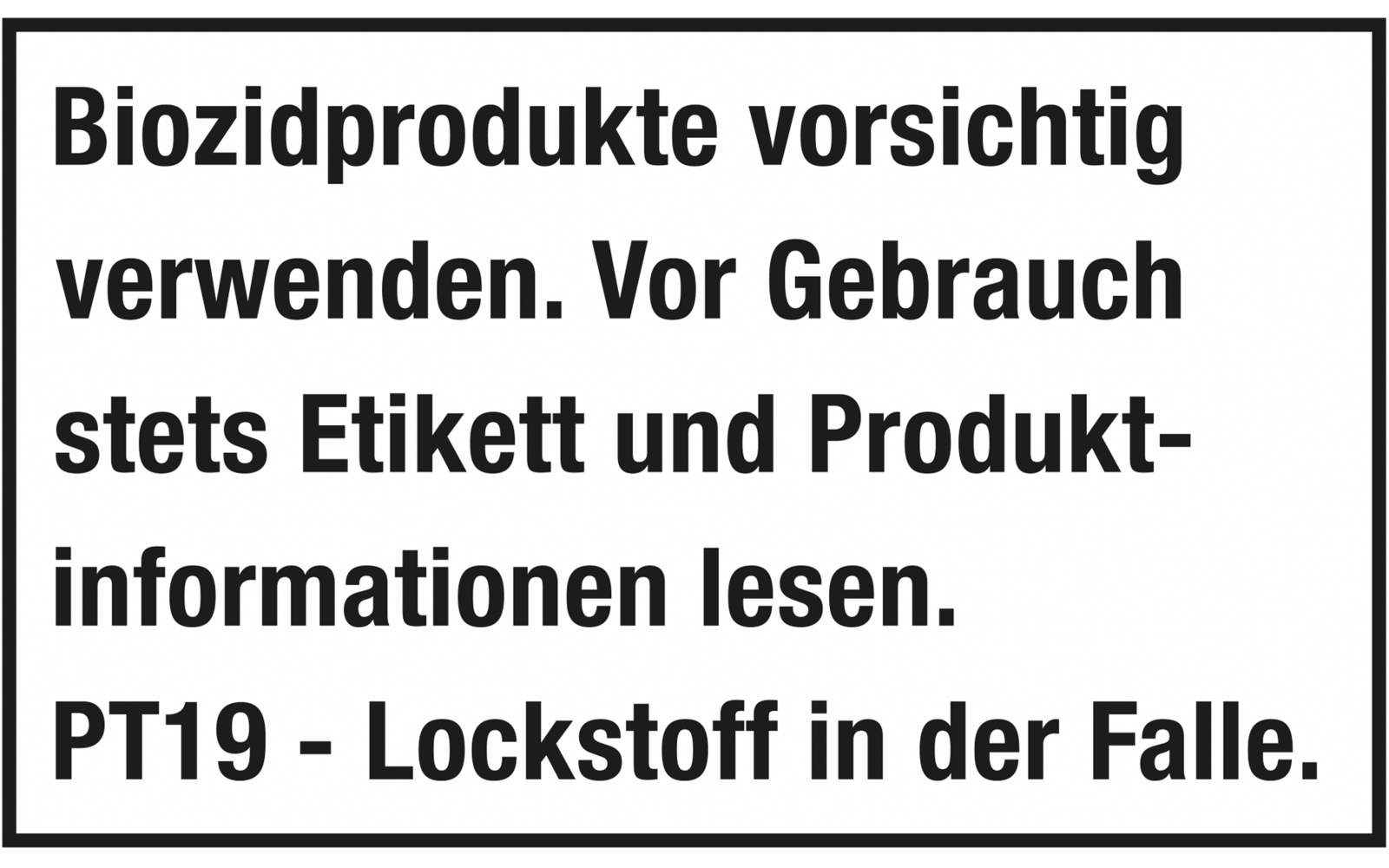 Usar los productos biocidas con precaución. Leer siempre la etiqueta y la información del producto antes de usar. PT19 - atrayente en la trampa
