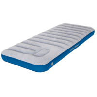 High Peak Air bed Cross Beam Extra Long air bed with integrated pump light gray / blue Single