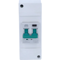 AS Schwabe Camping/Caravan combination FI circuit breaker with LS automatic circuit breaker 230 V / 16 A