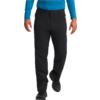 Person trägt schwarze Hose und blaue Jacke