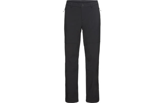 Schwarze Hose mit geradem Bein und Taschen