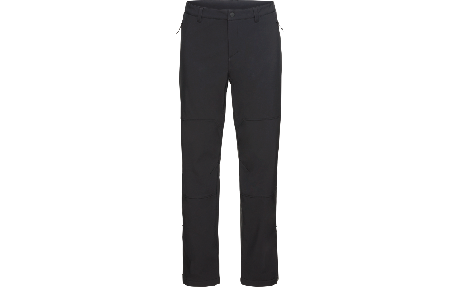 Schwarze Hose mit geradem Bein und Taschen