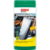 Lingettes de nettoyage pour vitres Box 25 pi&egrave;ces SONAX