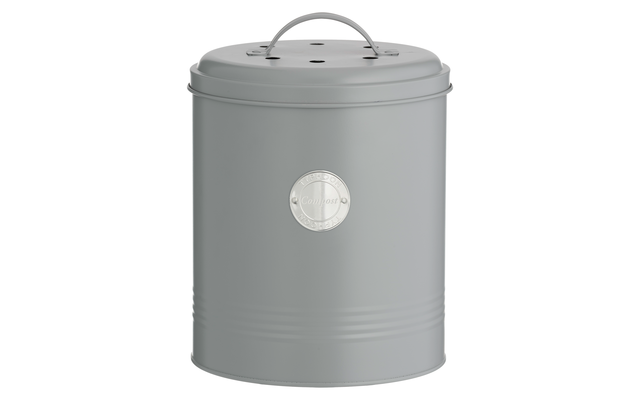 Typhoon Living Collection compost bin 2.5 liters pastel gray
