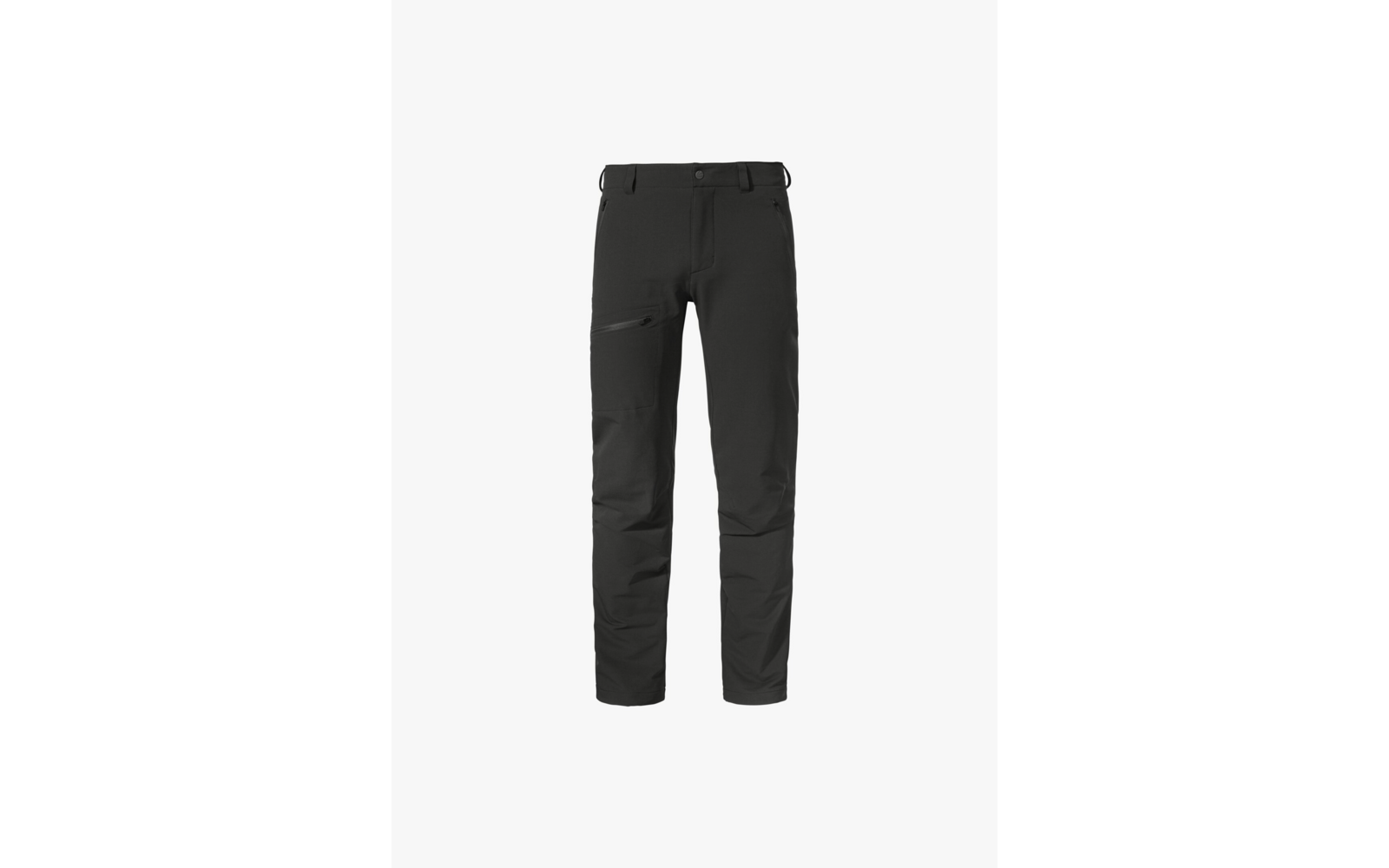 Schwarze Hose auf weißem Hintergrund