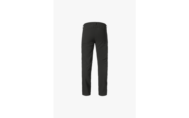 Schwarze Hose vor weißem Hintergrund