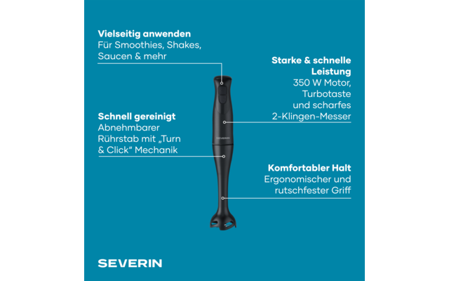 Image du produit Severin Stabmixer 350 Watt 1
