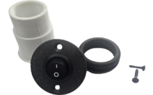 158556 - Kit di conversione per ventilazione a cassetta SOG per toilette Clesana 5 pezzi