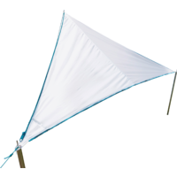 Bent Awning Zip Canvas White/RV Light Blue