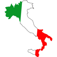 Sch&uuml;tz Landenprofielsticker voor voertuigen Itali&euml; 70 x 55 mm