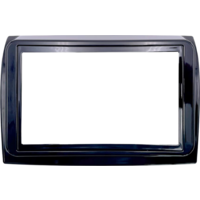 Mascherina di montaggio per navigatore Blaupunkt per Ducato 8, 2 DIN, serie 600, 690, 700