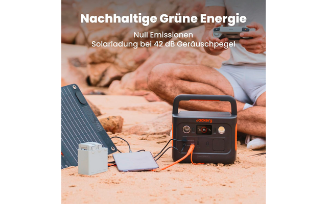 Produktbild Jackery Explorer 240 V2 Tragbare Powerstation 256 Wh / 300 W 1
