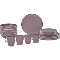 Brunner Lunch Box Dolomit Rose melamine tableware set non-slip, BPA-free and break-resistant 16 pieces