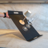 Kleines Produktbild Silwy Flip wendbares Metall-Tablett f&uuml;r Magnetgeschirr 54 x 30 cm 1