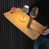 Kleines Produktbild Silwy Flip wendbares Metall-Tablett f&uuml;r Magnetgeschirr 54 x 30 cm 1