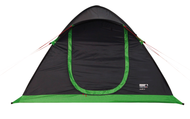 High Peak Swift 3 single roof pop up dome tent for 3 people phantom green