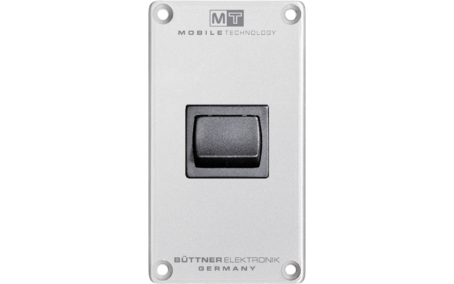 Panel de interruptores MT de Büttner Elektronik I con un interruptor de encendido/apagado 12 V / 24 V 16 A