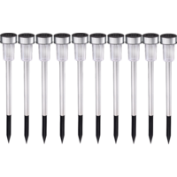 Lampes solaires acier inoxydable set de 10 Grundig