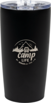 Camplife Edelstahl Thermo-Kaffeebecher 600 ml matt schwarz
