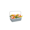 HoneyWare enamel food storage box S 0.42 liters light gray