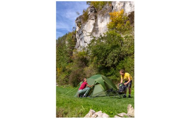 Mountain Guide Malo III Trekkingzelt für 3 Personen Dunkelgrün