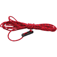 High Peak stormlijnset met stopper 6-pak 350 cm rood