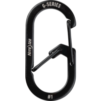 Nite Ize karabijnhaak G-serie 1 2pack zwart