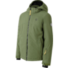 Grüne Jacke mit Kapuze und Reißverschluss