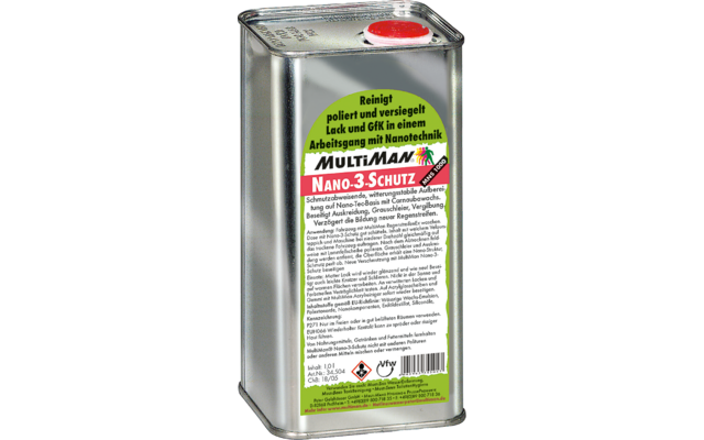 MultiMan Nano 3 Protection 1000 Nettoyant et scellant 1 litre
