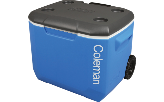 Coleman 60 QT Performance passive cooler with wheels 56 liters