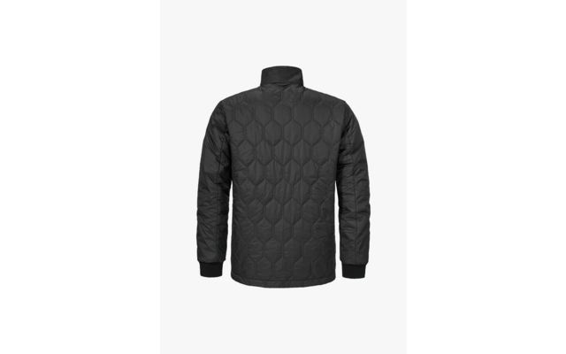 Schwarze Jacke von hinten mit Steppmuster