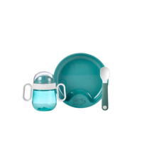 Mepal Mio Baby Set Plato 3 piezas turquesa oscuro
