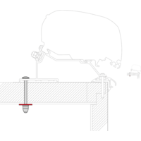 Fiamma LMC Adapter Caravan Roof Mounting Kit for F80s Awnings