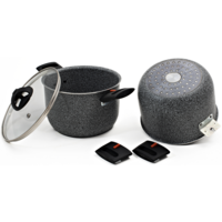 Beaver Brand Kochtopf Artepetra Aluminium antihaftbeschichtet inkl. Deckel 20 cm