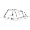 Kleines Produktbild Outwell Hornet 5 Air Familienzelt 5 Personen 480 x 310 cm 1