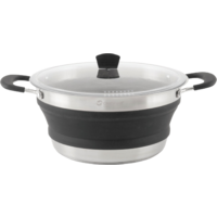 Outwell opvouwbare opvouwbare siliconen / roestvrijstalen pot 1,4 liter S