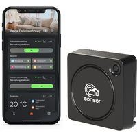 Pironex sonsor alarmsysteem met WLAN in zwart